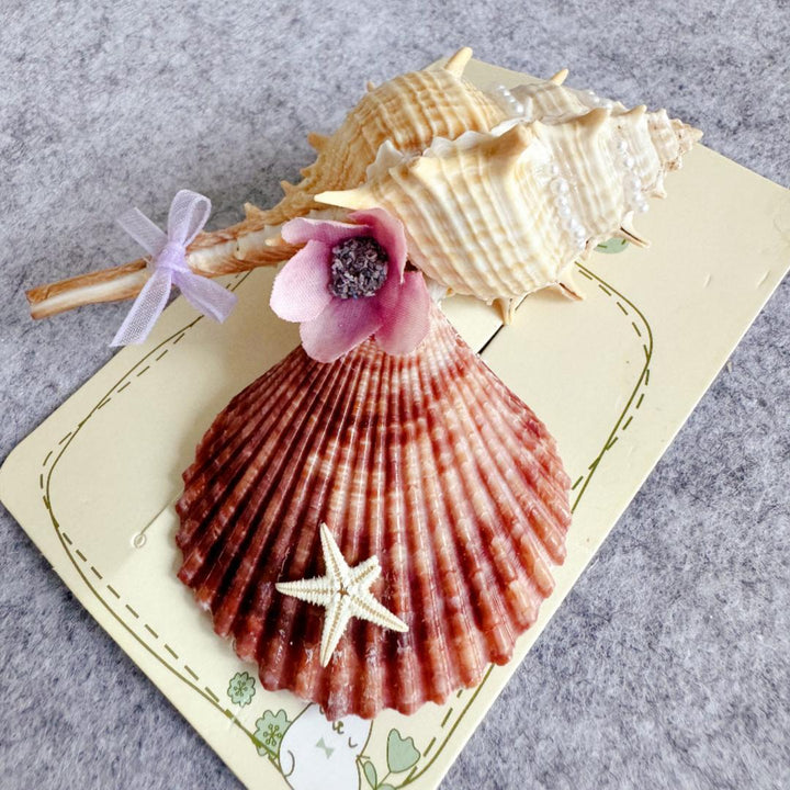 Seashell hairpin