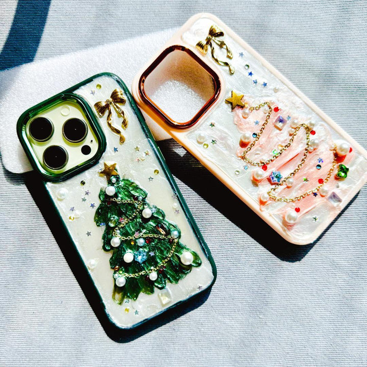 Christmas tree phone case