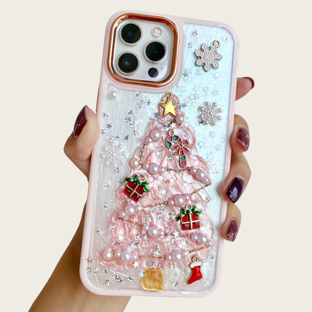 Christmas tree phone case