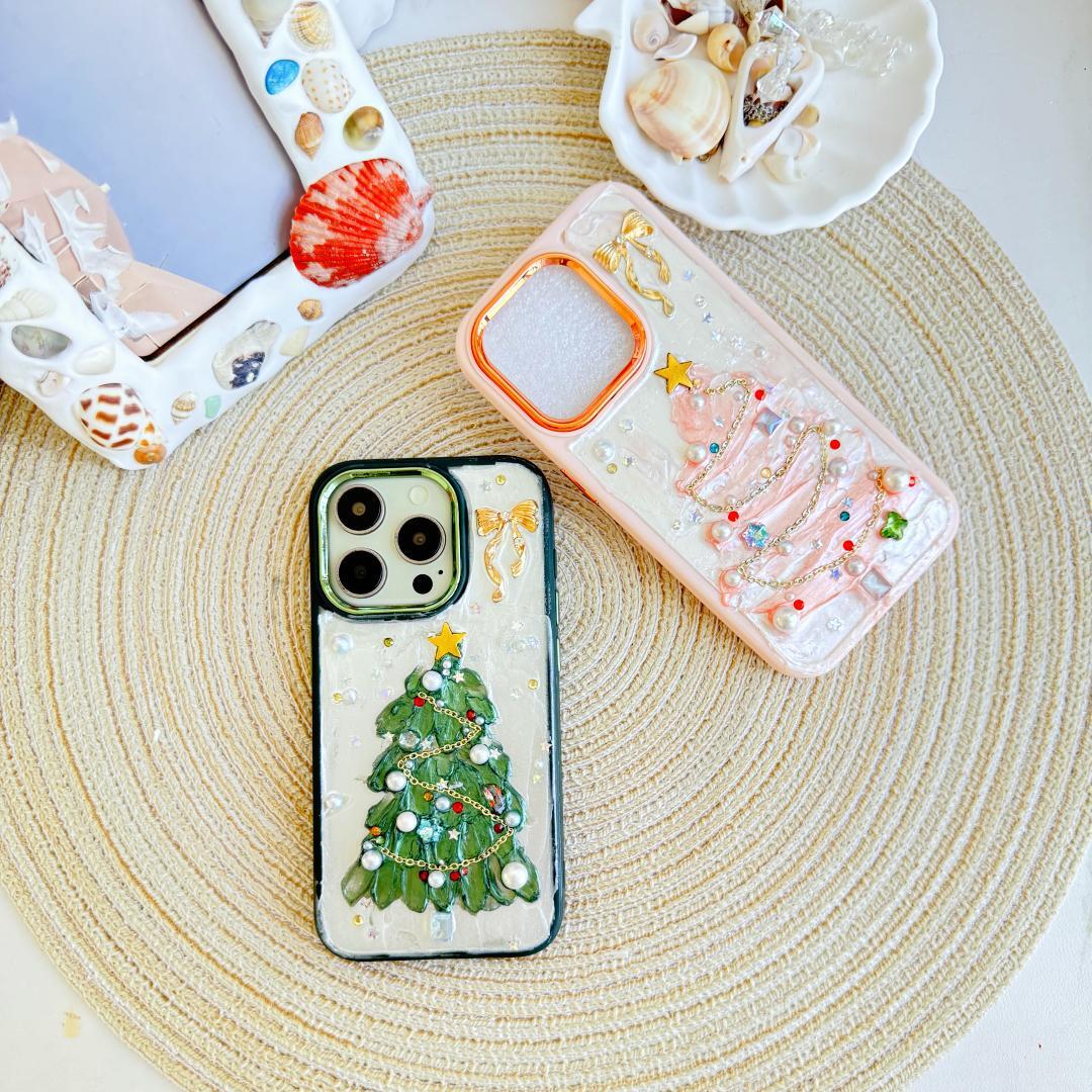 Christmas tree phone case